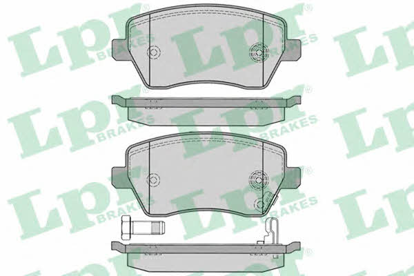 LPR 05P1229 Brake Pad Set, disc brake 05P1229