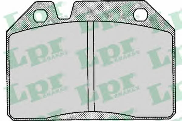 LPR 05P123 Brake Pad Set, disc brake 05P123