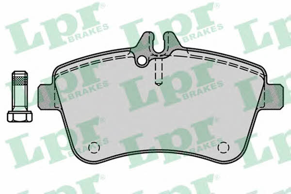 LPR 05P1243 Brake Pad Set, disc brake 05P1243