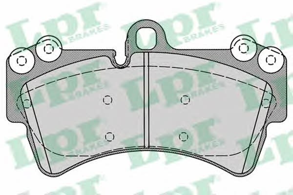 LPR 05P1257 Brake Pad Set, disc brake 05P1257