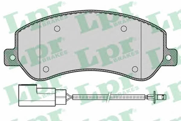 LPR 05P1260 Brake Pad Set, disc brake 05P1260