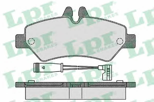 LPR 05P1293 Brake Pad Set, disc brake 05P1293