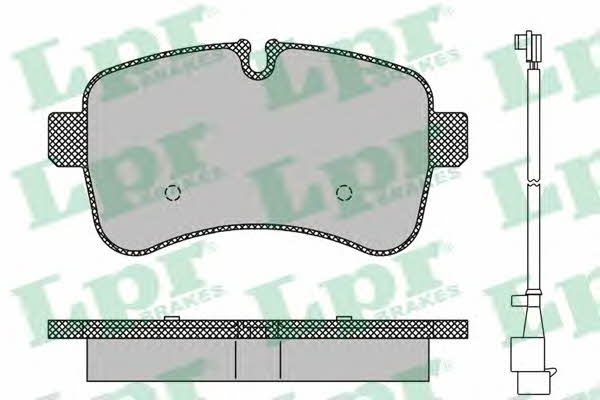 LPR 05P1296A Brake Pad Set, disc brake 05P1296A