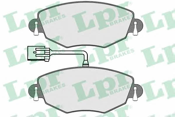 LPR 05P1302 Brake Pad Set, disc brake 05P1302