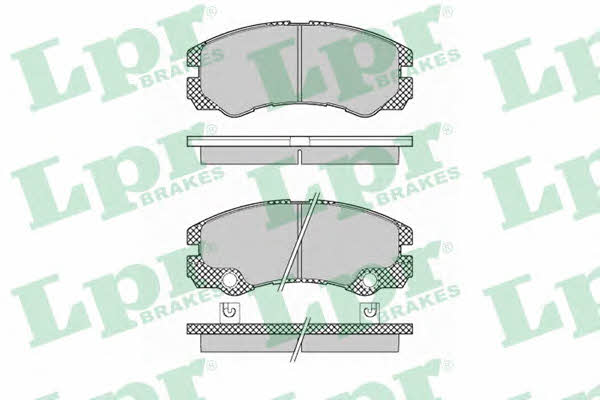 LPR 05P1353 Brake Pad Set, disc brake 05P1353