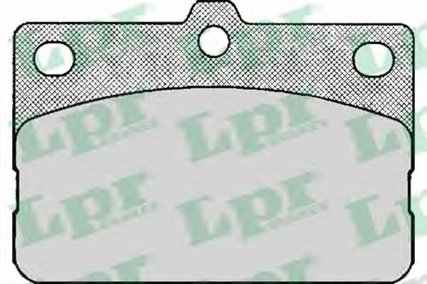 LPR 05P136 Brake Pad Set, disc brake 05P136