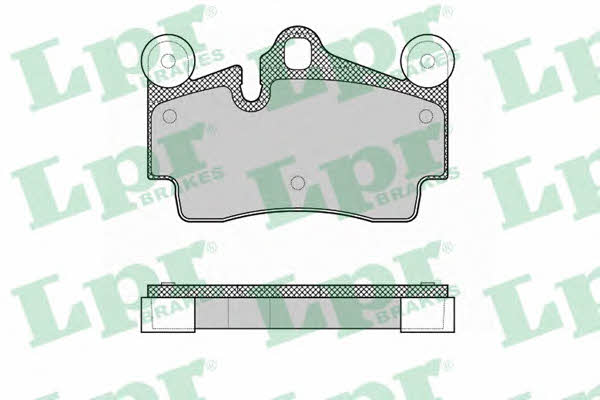 LPR 05P1362 Brake Pad Set, disc brake 05P1362