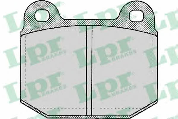 LPR 05P137 Brake Pad Set, disc brake 05P137