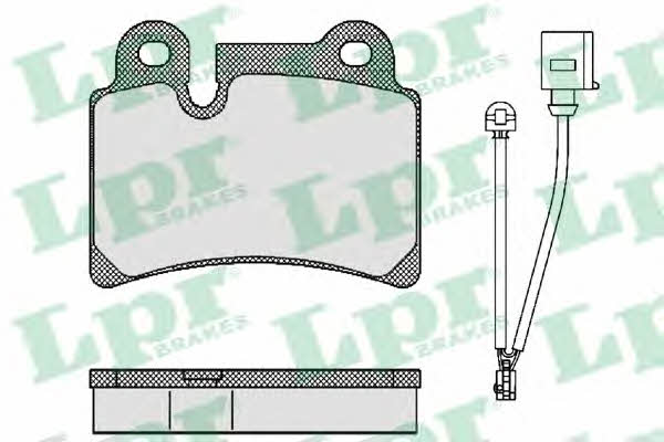 LPR 05P1380 Brake Pad Set, disc brake 05P1380