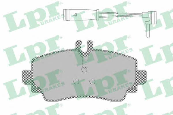 LPR 05P1387 Brake Pad Set, disc brake 05P1387
