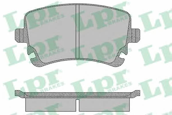 LPR 05P1398 Brake Pad Set, disc brake 05P1398