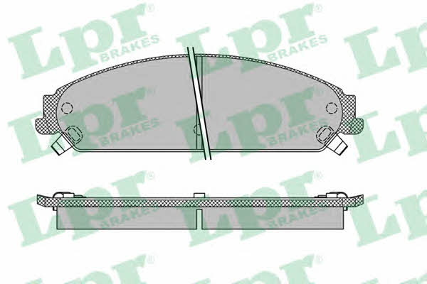 LPR 05P1401 Brake Pad Set, disc brake 05P1401