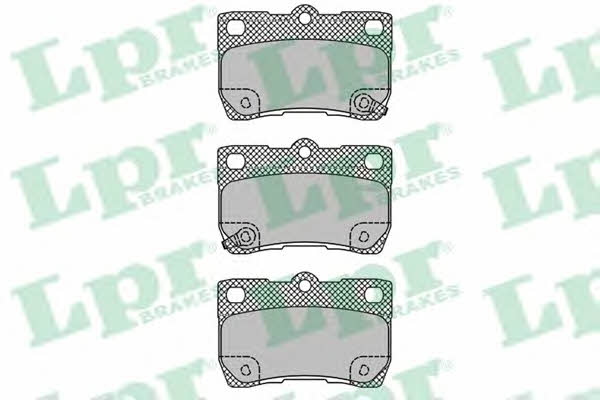 LPR 05P1407 Brake Pad Set, disc brake 05P1407