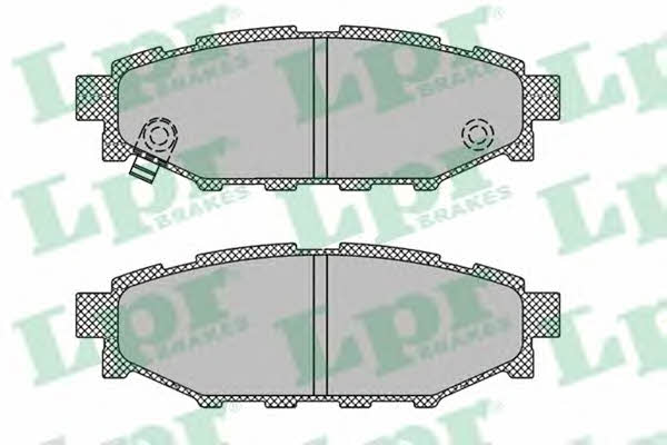 LPR 05P1408 Brake Pad Set, disc brake 05P1408