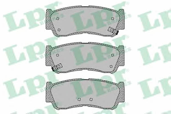 LPR 05P1417 Brake Pad Set, disc brake 05P1417
