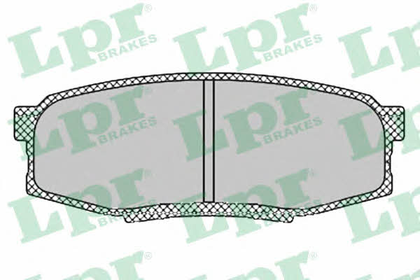 LPR 05P1419 Brake Pad Set, disc brake 05P1419