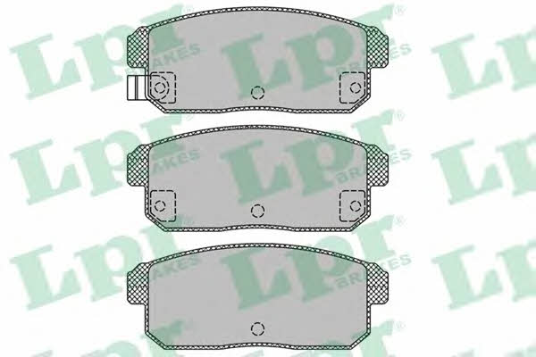 LPR 05P1432 Brake Pad Set, disc brake 05P1432