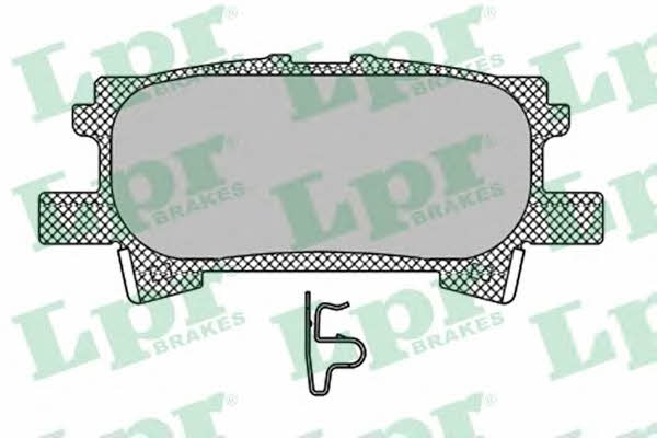 LPR 05P1436 Brake Pad Set, disc brake 05P1436