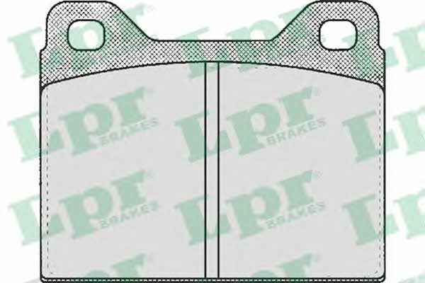 LPR 05P144 Brake Pad Set, disc brake 05P144