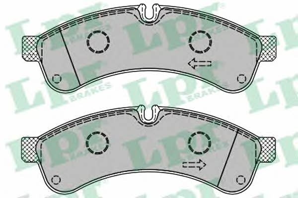 LPR 05P1461 Brake Pad Set, disc brake 05P1461