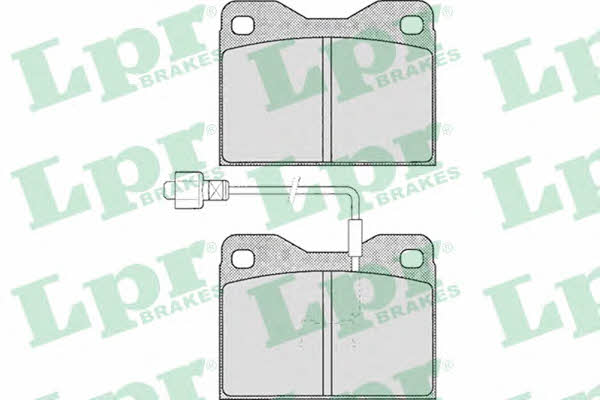 LPR 05P147 Brake Pad Set, disc brake 05P147
