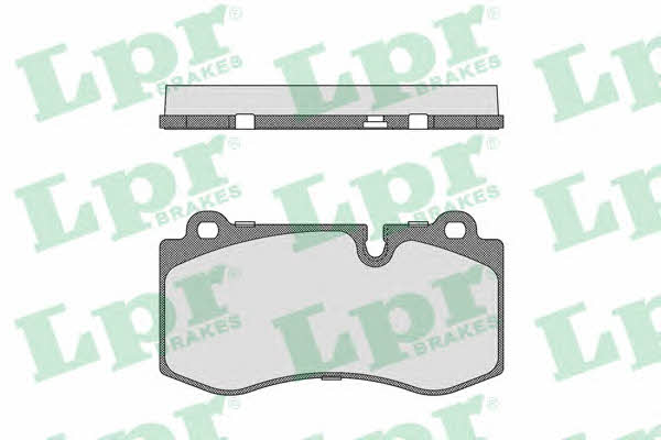 LPR 05P1506 Brake Pad Set, disc brake 05P1506