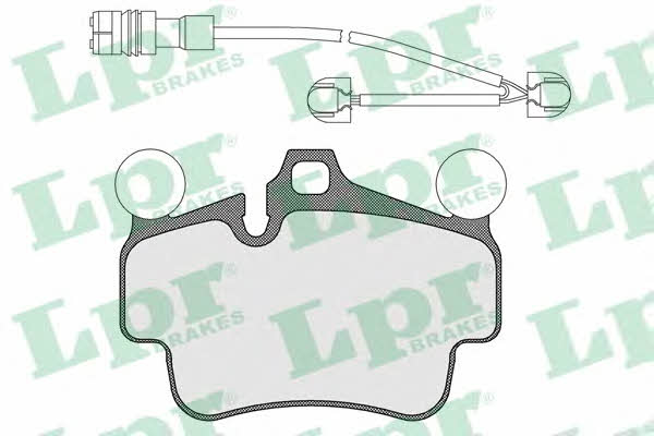 LPR 05P1559A Brake Pad Set, disc brake 05P1559A