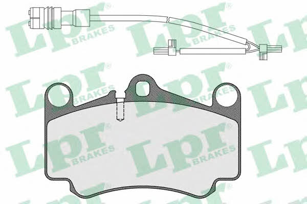 LPR 05P1588B Brake Pad Set, disc brake 05P1588B