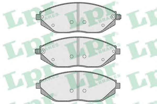 LPR 05P1629 Brake Pad Set, disc brake 05P1629