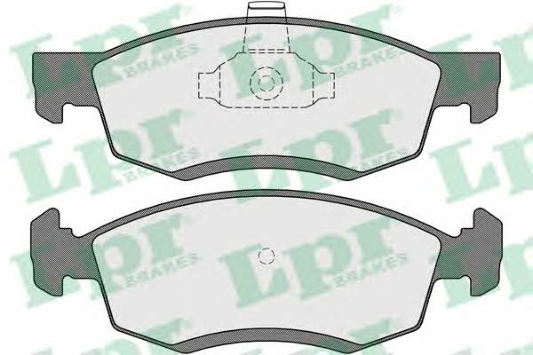 LPR 05P1654 Brake Pad Set, disc brake 05P1654