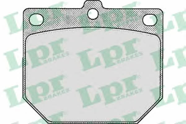 LPR 05P166 Brake Pad Set, disc brake 05P166