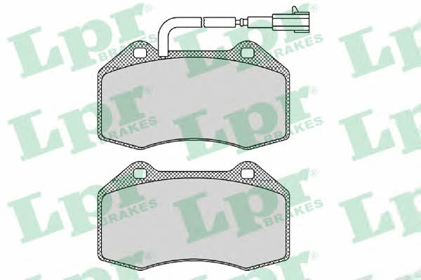 LPR 05P1670 Brake Pad Set, disc brake 05P1670
