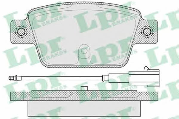 LPR 05P1676 Brake Pad Set, disc brake 05P1676