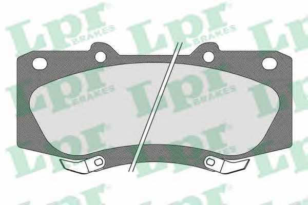 LPR 05P1682 Brake Pad Set, disc brake 05P1682