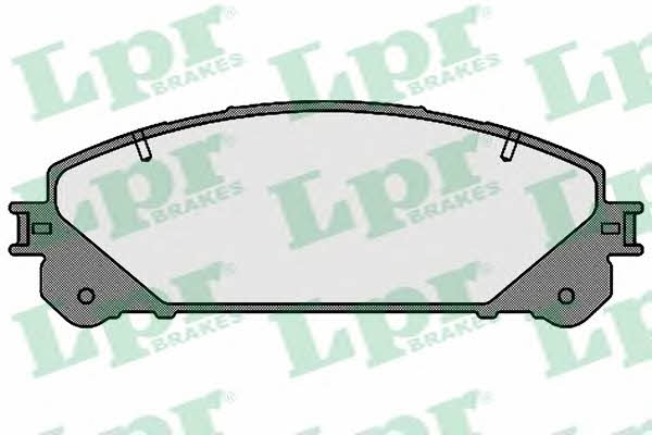 LPR 05P1691 Brake Pad Set, disc brake 05P1691