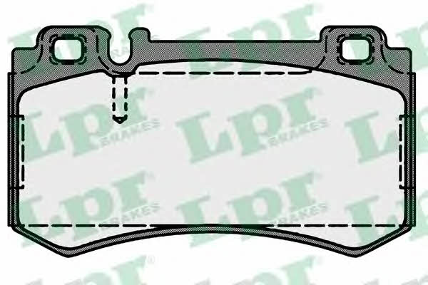 LPR 05P1719 Brake Pad Set, disc brake 05P1719