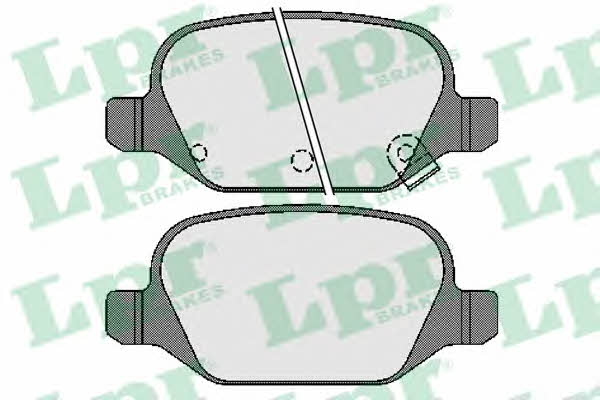 LPR 05P1724 Brake Pad Set, disc brake 05P1724