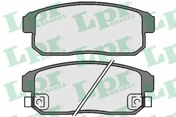 LPR 05P1727 Brake Pad Set, disc brake 05P1727
