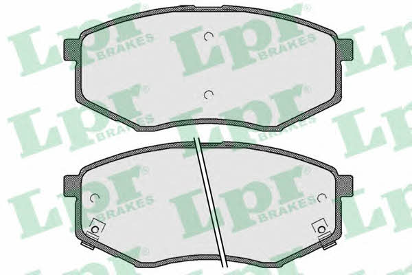 LPR 05P1757 Brake Pad Set, disc brake 05P1757