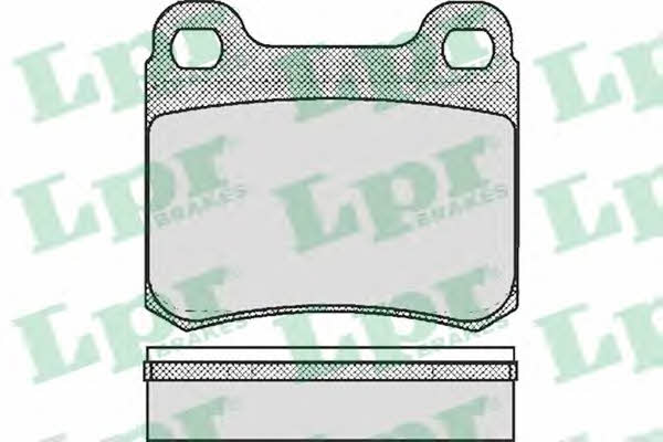 LPR 05P181 Brake Pad Set, disc brake 05P181