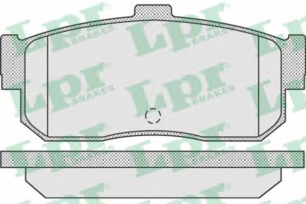 LPR 05P929 Brake Pad Set, disc brake 05P929
