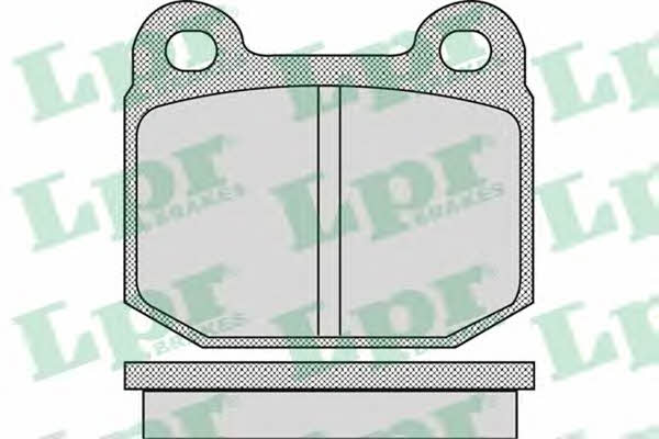 LPR 05P947 Brake Pad Set, disc brake 05P947