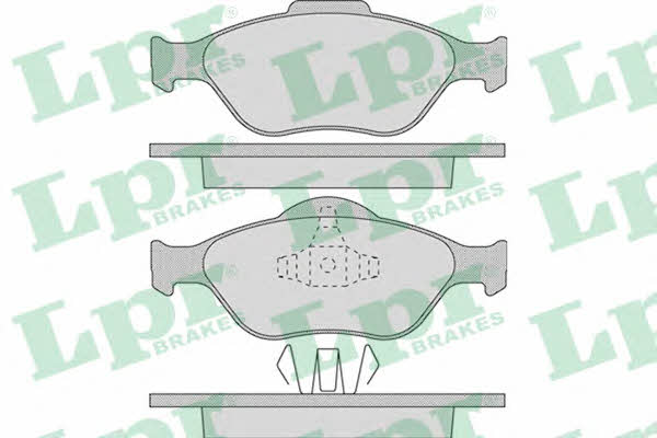 LPR 05P949 Brake Pad Set, disc brake 05P949
