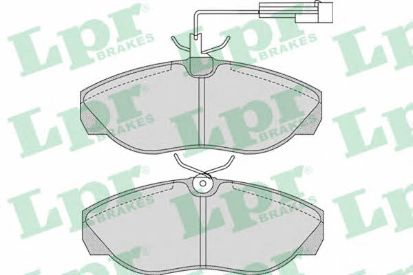 LPR 05P965 Brake Pad Set, disc brake 05P965