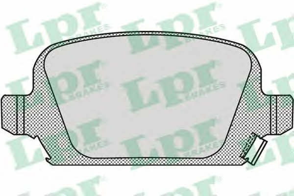 LPR 05P998 Brake Pad Set, disc brake 05P998