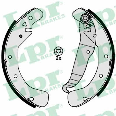 LPR Brake shoe set – price 77 PLN