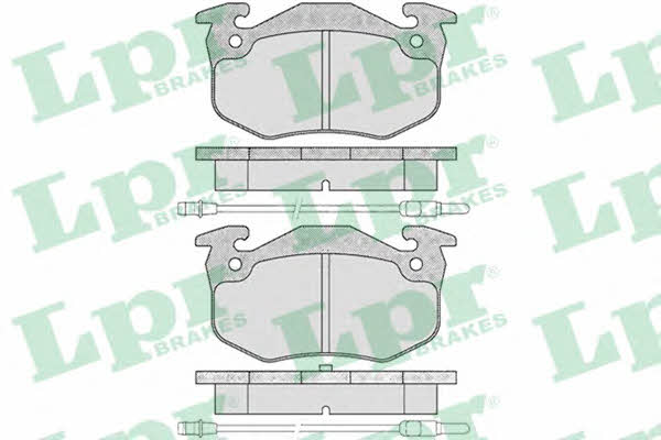 LPR 05P201 Brake Pad Set, disc brake 05P201