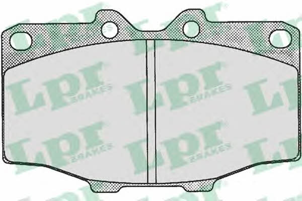 LPR 05P202 Brake Pad Set, disc brake 05P202