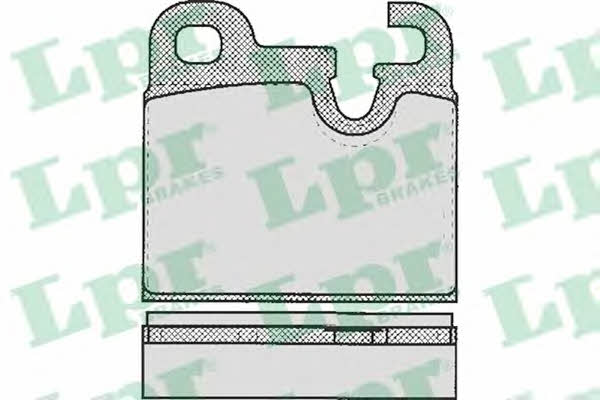 LPR 05P203 Brake Pad Set, disc brake 05P203