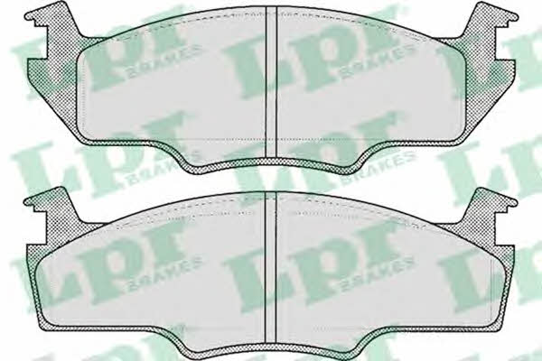 LPR 05P227 Brake Pad Set, disc brake 05P227